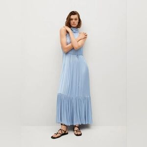 Mango Light Blue Dress - Size 6 - New With Tags
